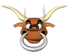 GIF animado (10073) Cabeza de toro