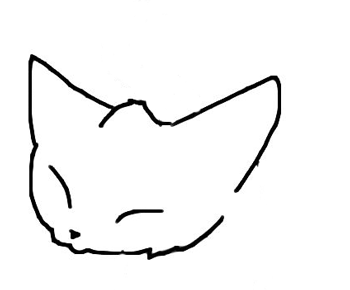 GIF animado (7688) Cabeza gato