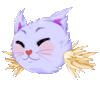 GIF animado (7702) Cabeza gato dibujos
