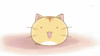 GIF animado (7708) Cabeza gato kawaii