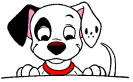 GIF animado (10728) Cachorro de dalmata