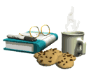 GIF animado (1318) Cafe con galletas