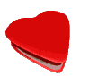 GIF animado (2954) Caja bombones corazon