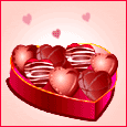 GIF animado (2962) Caja bombones corazon
