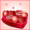GIF animado (2962) Caja bombones corazon