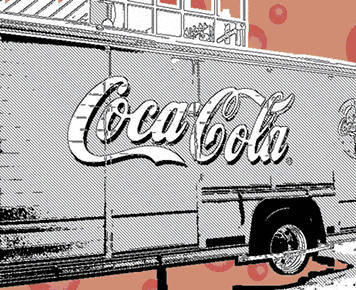 GIF animado (502) Camion coca cola
