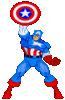 GIF animado (13581) Capitan america