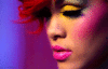 GIF animado (12149) Cara rihanna