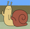 GIF animado (7486) Caracol dibujos animados