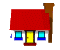 GIF animado (11485) Casa roja