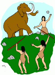 GIF animado (9626) Cazadores mamut