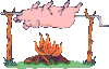 GIF animado (1342) Cerdo a la parilla