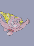 GIF animado (8979) Cerdo volador