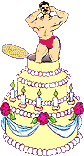 GIF animado (2743) Chico tarta boda
