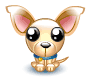 GIF animado (10660) Chihuahua cabezon