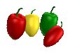 GIF animado (1025) Chiles de colores