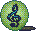 GIF animado (13161) Claves notas musicales