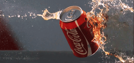 GIF animado (473) Coca cola estallando