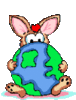 GIF animado (2025) Conejito enamorado