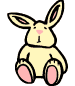 GIF animado (9044) Conejo amarillo