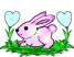 GIF animado (2030) Conejo de amor