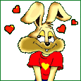 GIF animado (2031) Conejo de amor