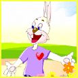 GIF animado (2038) Conejo romantico