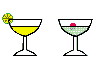 GIF animado (541) Copas de coctel