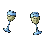 GIF animado (652) Copas de vino blanco