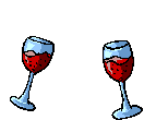GIF animado (671) Copas de vino tinto