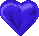 GIF animado (3082) Corazon azul