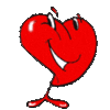 GIF animado (3404) Corazon brazos piernas