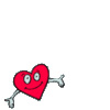 GIF animado (3409) Corazon brazos piernas