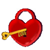 GIF animado (3467) Corazon candado
