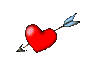GIF animado (3198) Corazon con flechas