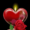 GIF animado (3227) Corazon con flores