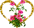 GIF animado (3242) Corazon con flores