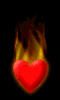 GIF animado (3287) Corazon de fuego