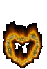 GIF animado (3290) Corazon de fuego