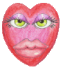 GIF animado (3158) Corazon divertido