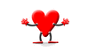 GIF animado (3164) Corazon divertido