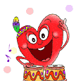Imagen GIF de Corazon humanizado animado