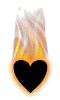 GIF animado (3300) Corazon llamas