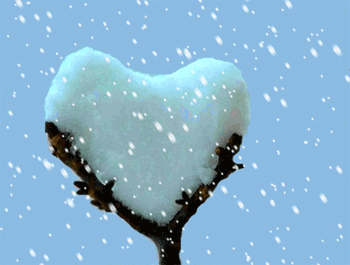 GIF animado (4053) Corazon nieve