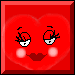 GIF animado (3461) Corazon ojos boca