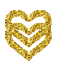GIF animado (3480) Corazon oro