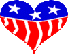 GIF animado (3496) Corazon patriotico