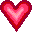 GIF animado (3592) Corazon rojo