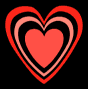 GIF animado (3633) Corazon rojo