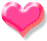 GIF animado (3664) Corazon rosa